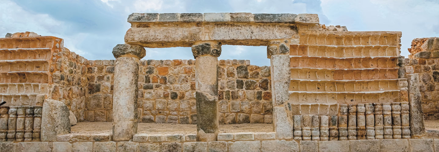 Ruins of a Mayan settlement